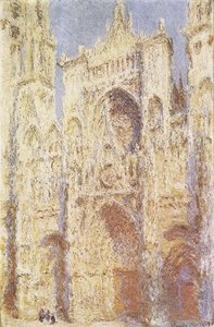 Rouen Cathedral, West Facade, Sunlight by Claude Monet